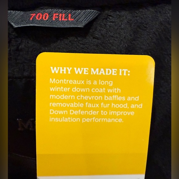 NWTs Marmot Women’s Montreaux Long Down Coat. Sandbar. Small - Picture 9 of 11